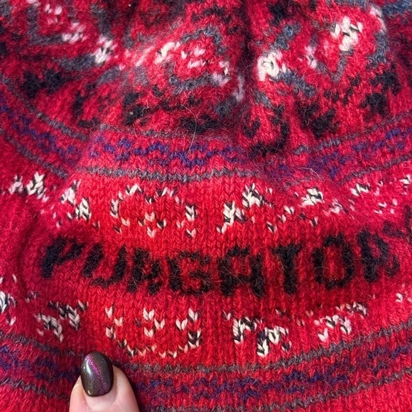 turtle fur Other - Small Red Purgatory Ski cap beanie‎